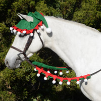 Holiday Horse Wear, Elf Rein Covers