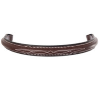 Huntley Equestrian Sedgwick Fancy Stitched, Square Raised Browband
