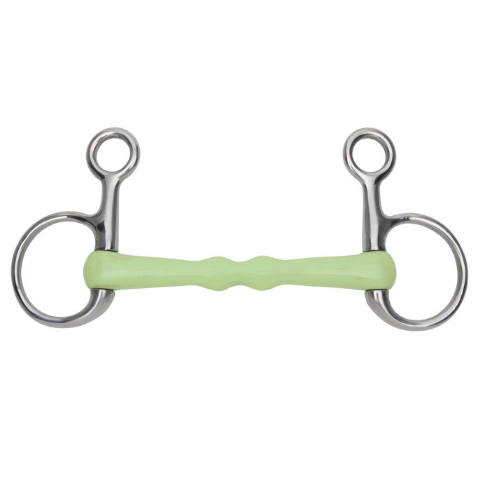 Shires Flat Ring Jointed Eggbutt Snaffle Bit Stainless Steel 8 Sizes 