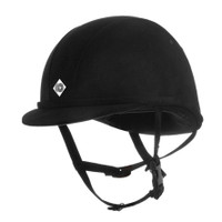 Charles Owen JR8 Helmet With Removable Liner, Black or Black/Charcoal