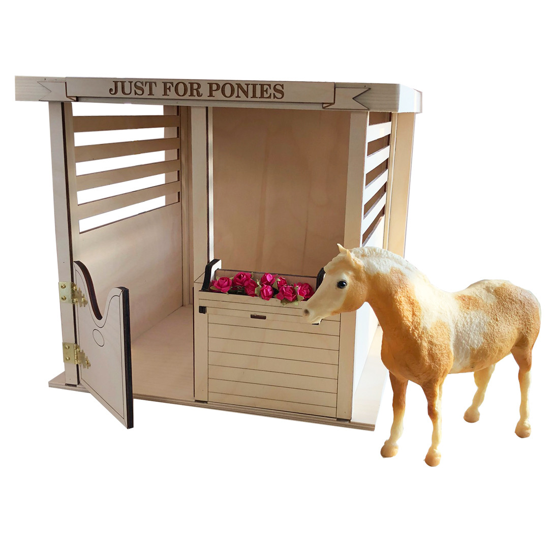 Model Horse Jumps Box Stall Barn