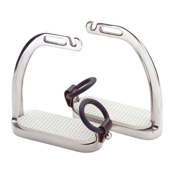 Rubber/Metal Shires Lightweight Stirrup With Multi Treads Lightweight 