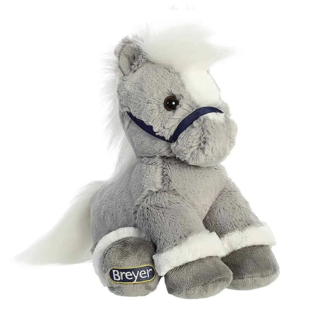 Aurora Breyer Little Bits Cuddly Plush White Horse 8" 