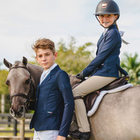 Horseware AA Kids Motion Lite MESH Jacket, Navy, Sizes 5/6 - 13/14