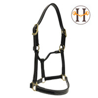 Huntley Equestrian Fancy Stitched Traditional Pony Halter