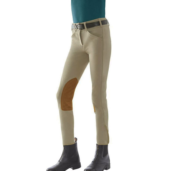 Tailored Sportsman Ladies Trophy Hunter Side Zip Riding Breeches 32L Tan NWT 