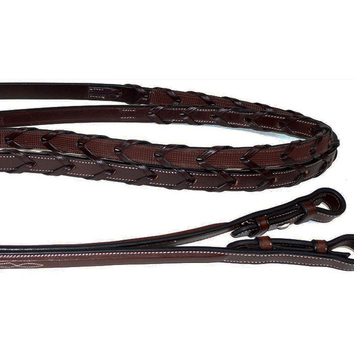 NEW MINI/SHETLAND/SMALL PONY 48" LEATHER SHOW LEAD REIN BLACK OR BROWN