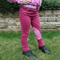 Belle & Bow Max Pink Schooling Jodhpurs, Size 10 Years Only