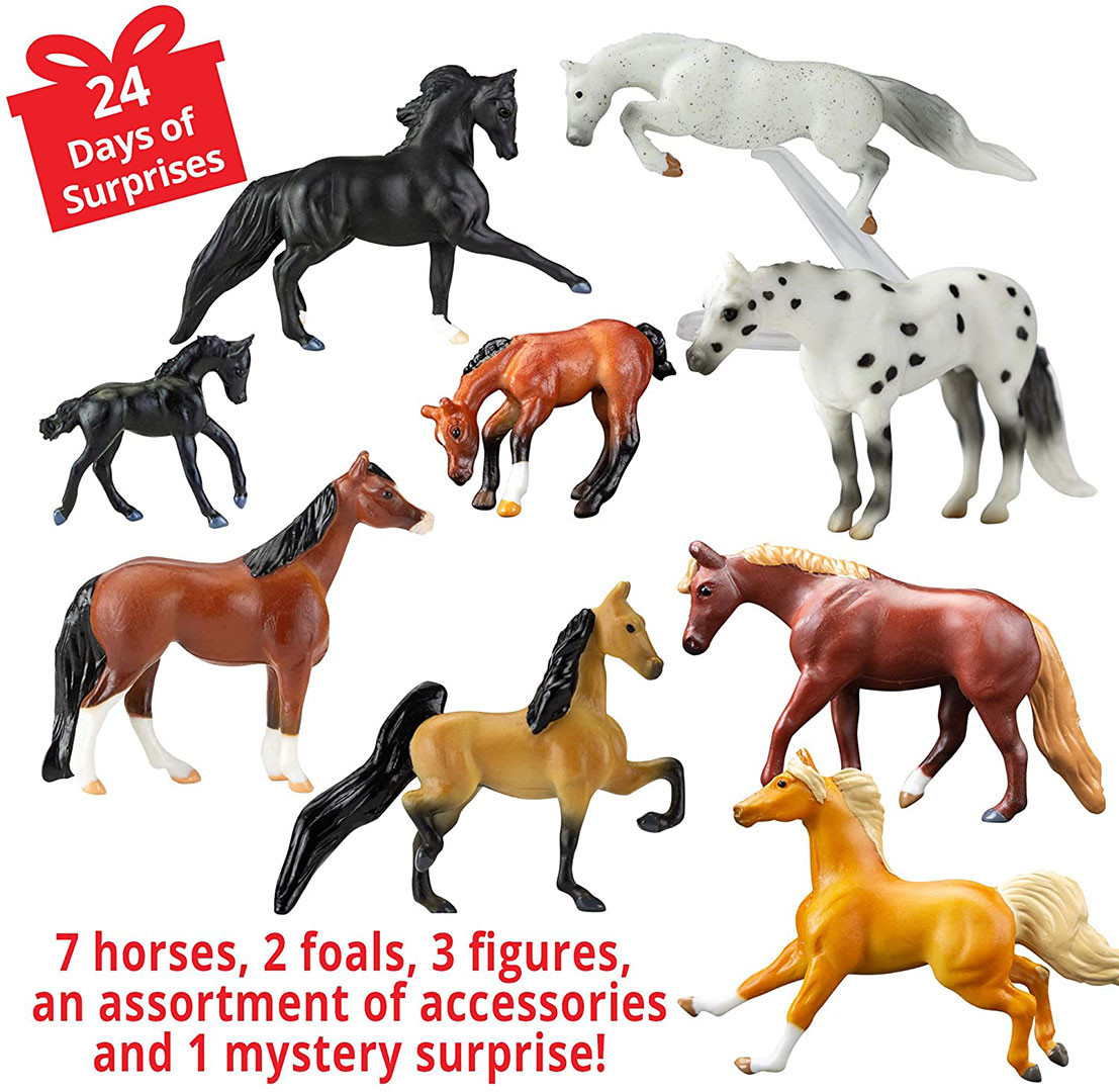 1/64 10 Pack of Assorted Horses 