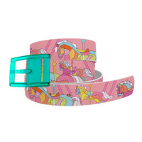 C4 Horse on the l o o s e Carousel Belt and Turquoise Buckle