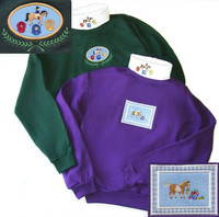 EQ Sweatshirts with Embroidered Applique
