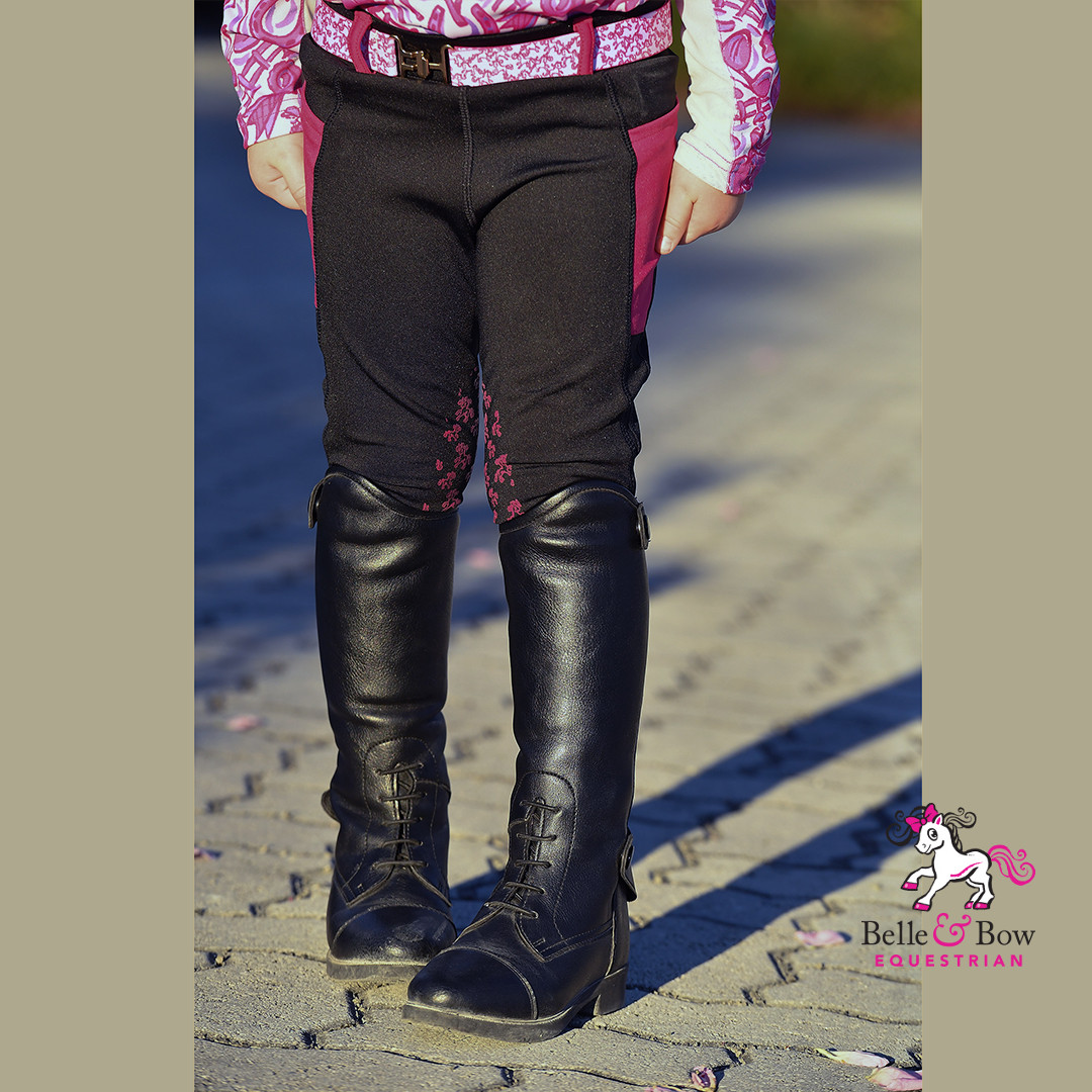 Riding boots with garter on sale straps