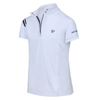 Ian Pierce ProAir3 Polo Shirt, White Short Sleeve, Childs XS Only