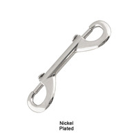 4.75" Double End Snap, Nickel Plated