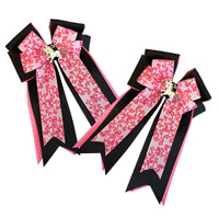 Belle & Bow Show Bows, Pink Belles, Pink, Black & Pink Ponies