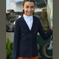 Belle & Bow Featherweight Show Coat, Navy, Sizes 2 - 10 Years