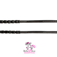 Belle & Bow Fancy Stitched Laced Reins, Small Pony, Pony & Cob