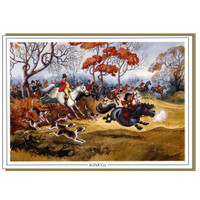 Thelwell- In Full Cry, Single Card