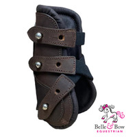 Belle & Bow Open Front Leather Boots, Pair, Small Pony & Medium Pony