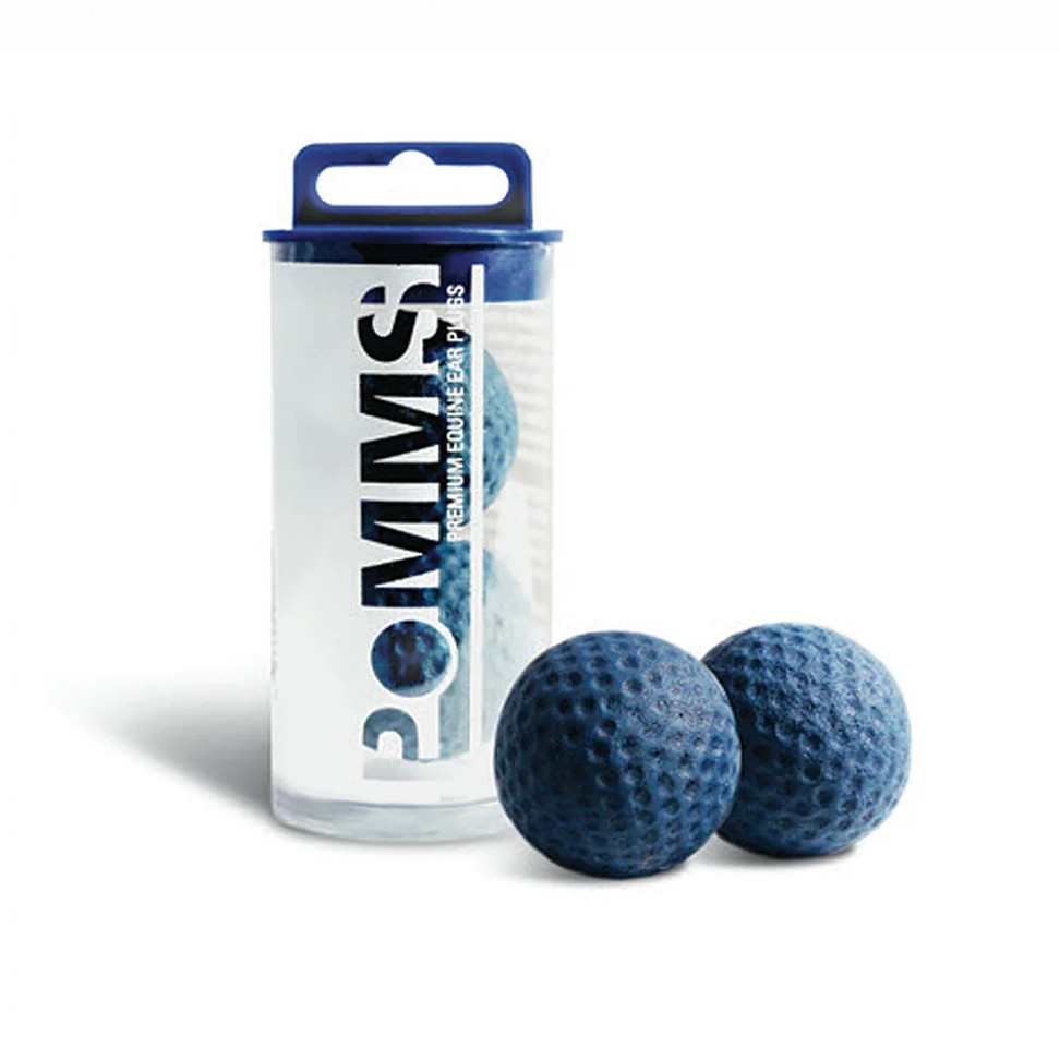 Horse Ear Plugs - Soft Foam Ear Protection For Horses (Blue, 4pc)