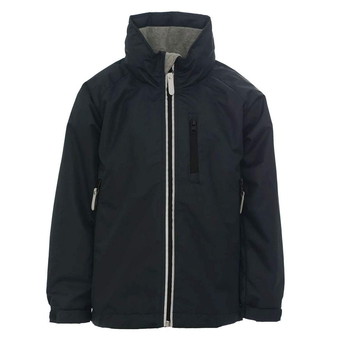 Buy BLACKBERRYS Black Mens Zip Through Neck Solid Reversible Jacket |  Shoppers Stop