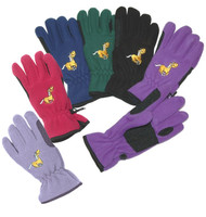 EquiStar Fleece Riding Gloves, Youth XS - L