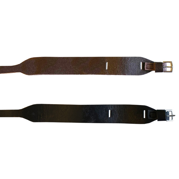 Leather Jodhpur Garter Straps, Dark Brown & Black Just for Ponies