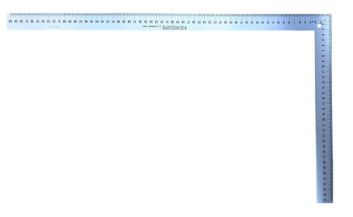 Fairgate 24" x 14" L-Square - Metal Tailors Ruler
