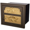 gaines classic faceplate mailbox bronze brass accent 104-bronze-brass.jpg