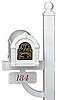 Keystone Original Series Accent Color Mailbox & Deluxe Post Package