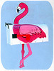 Pink Flamingo Mailbox