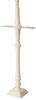 Classic Twin Side-Mount Aluminum Mailbox Post, Surface Mount