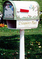 Hummingbird Mailbox Post & Paper Box Set