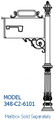 IMPERIAL CONTEMPORARY SERIES MAILBOX POST SYSTEM C2-6101