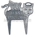 Memorial Pet Marker Angel Cat