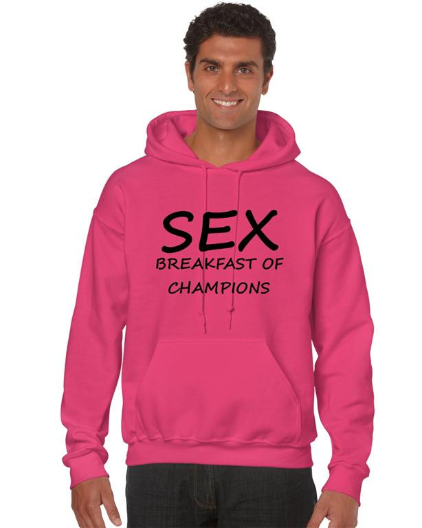 mens champion hoodie pink