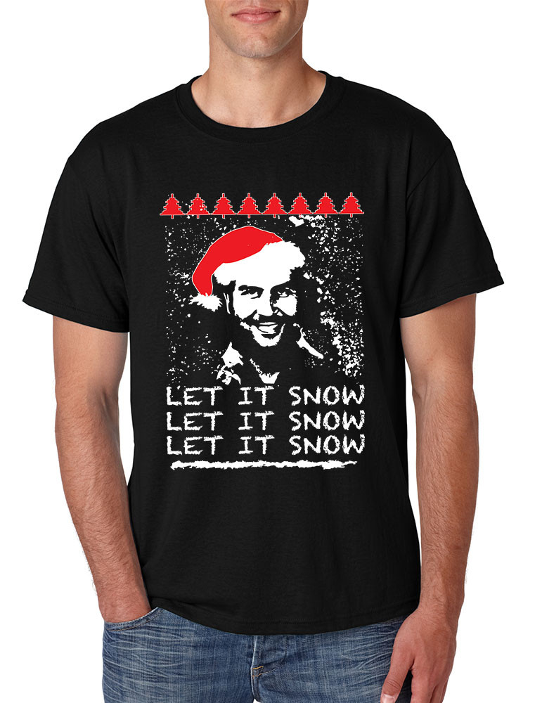 men's let it snow ugly christmas sweater