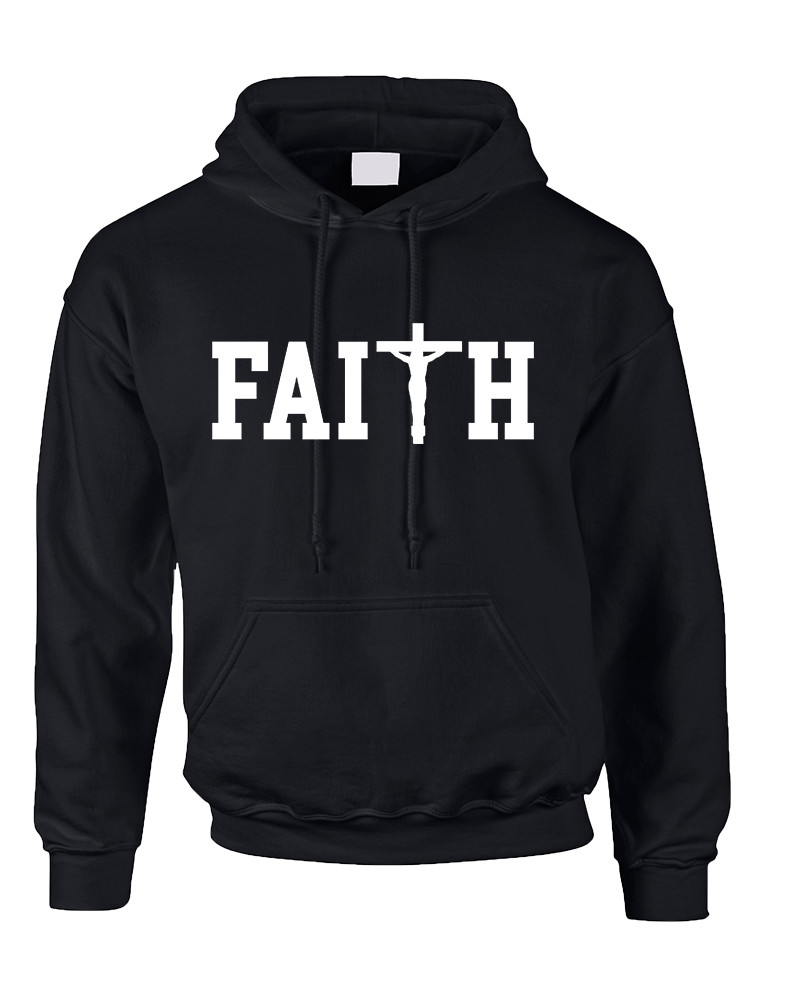 faith cross hoodie