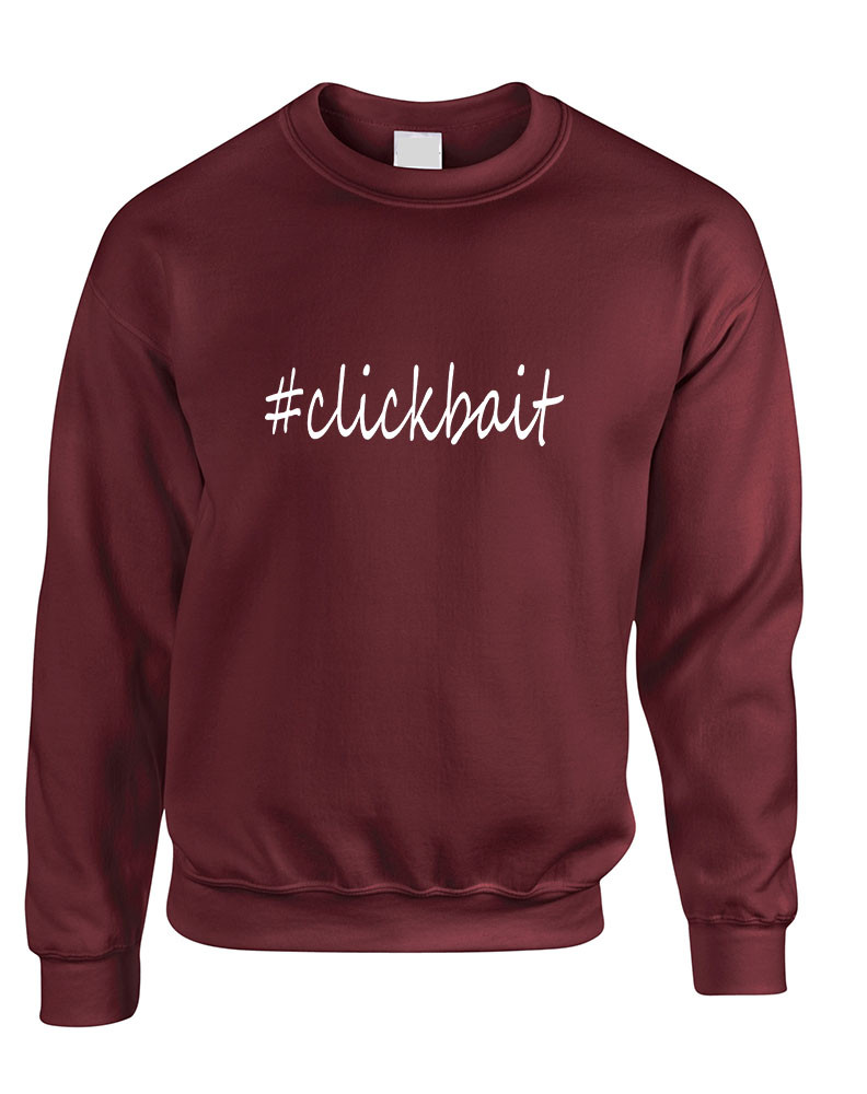 clickbait red hoodie