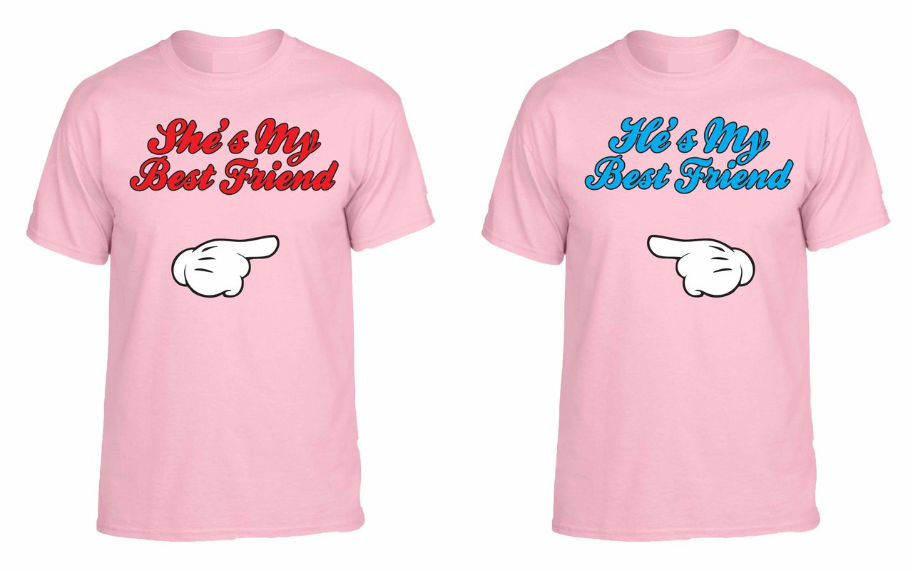 best friend couple t shirt