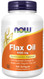 Flax Oil 1000 mg - 100 softgels by Now Foods
