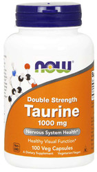 Taurine Double Strength 1000 mg - 100 cap by NOW Foods