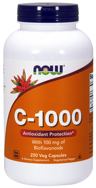 Vitamin C 1000 - 250 caps - Now Foods - MuscleStoreUSA