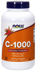 Vitamin c 1000mg  250 caps by Now Foods