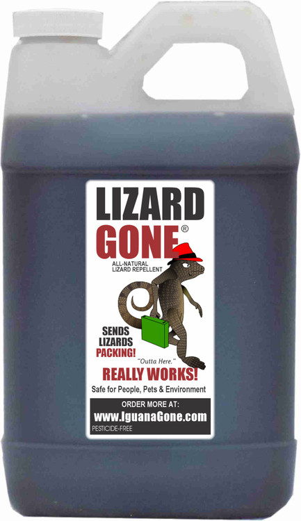 1/2 Gallon refill Lizard Gone liquid scent strips not include the scent strips