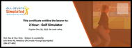 All Sports Simulated - 2 Hour Golf Simulator