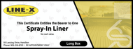 LineX Spray-In Liner (Long Box - 8')