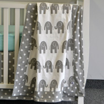 ELEPHANT JOY Baby Blanket