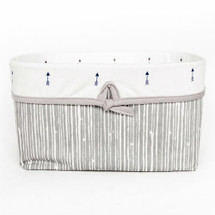 LITTLE BIRD Soft Nursery Basket - Bark with Mini Arrow
