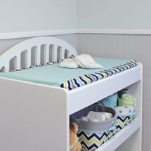 CHEVRON NAVY Baby Change Pad Cover